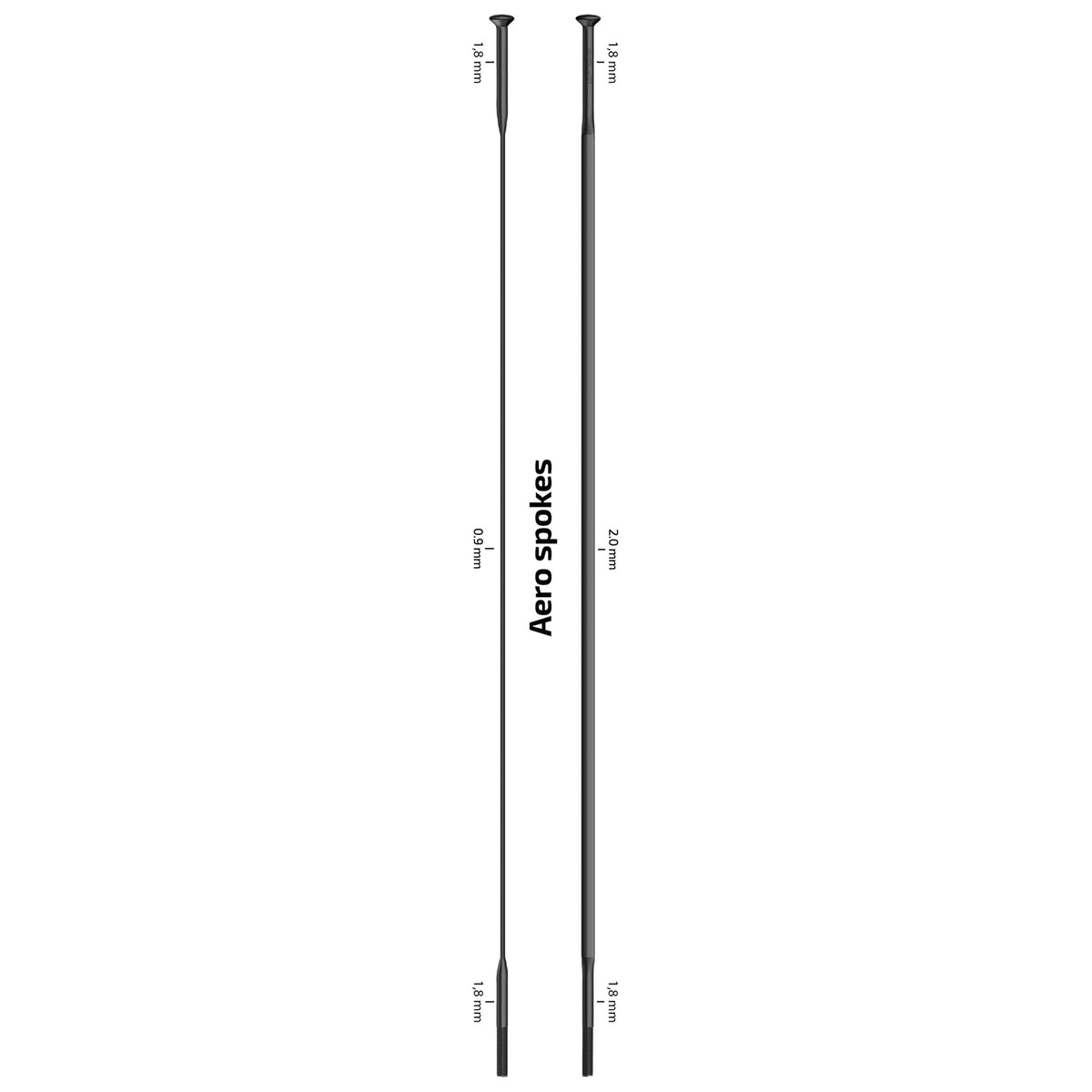 Sapim spoke CX-Super J-Bend/Straight Pull